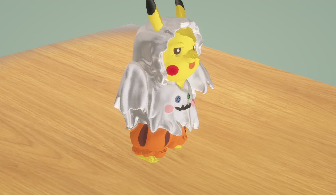 Free STL file pikachu halloween, ghost・3D printer design to download・Cults